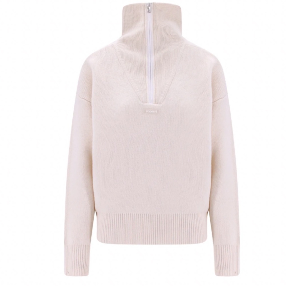 Coperni Logo Patch Half-Zip Jumper